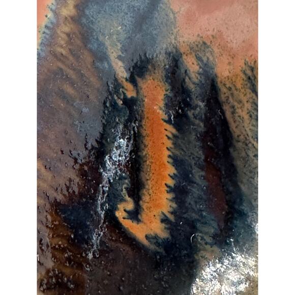 Patton Pottery Seattle artist 8.5“ bowl Matthew Studio Hand Thrown Freeform PNW - Picture 11 of 16